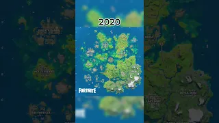 All Fortnite maps through the years ￼