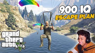 Sky Diving ESCAPE PLAN Robbery sa GTA 5!! | Billionaire City RP