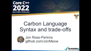 Carbon Language: Syntax and trade-offs