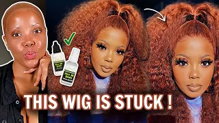 🛑 You're USING Lace GLUE ALL WRONG SAFE 🚫 NO BREAKAGE BALD CAP METHOD ERICKA J Hold Me Down