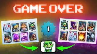 Game Over - Гений Игры на 1 Уровне против Грибов! ▶ CLASH ROYALE