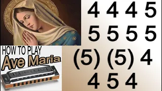 AVE MARIA HARMONICA ( C DIATONIC ), ARMÓNICA C, BLUES HARP C, GAITA DE BOCA C,  MUNDHARMONIKA C