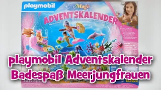 playmobil Adventskalender Badespaß Meerjungfrauen (70777) | UNBOXING