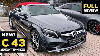 2020 MERCEDES AMG C43 Cabriolet NEW FACELIFT V6 FULL Review BRUTAL Sound Interior Exterior 4MATIC