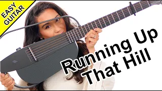 Running Up That Hill - EASY Guitar Tutorial with Full Play Along/Cover