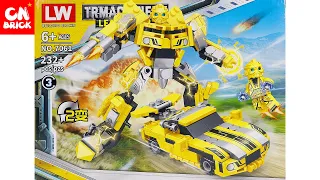 Unoffical Lego transformers Bumblebee Lw7061  Unoffical Lego speed buiid