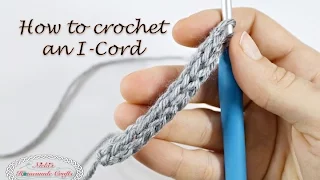 EASY Tutorial: How to Crochet an I-CORD that looks like knitted