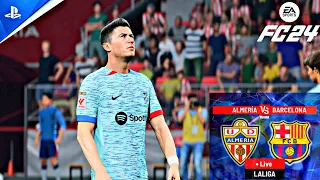 EA FC24 - FC Barcelona vs UD Almería | PS5™ [4K60] Gameplay | Laliga EA Sports 2023-24