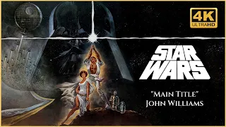 Star Wars IV A new hope, "Main Title" - John Williams, 4K & HQ Sound