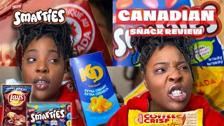 CANADIAN SNACK REVIEW :TRYING SNACKS FROM CANADA FOR THE FIRST TIME