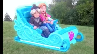 Disney Frozen Sleigh Ride-On Power Wheel