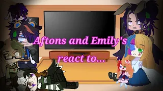 Aftons and Emily's react to.... |Izuku Afton and Katsuki Emily AU