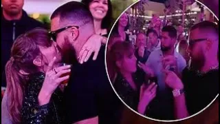 New Angles: Taylor Swift & Travis Kelce’s almost NON-STOP kissing, hugging & dancing afterparty