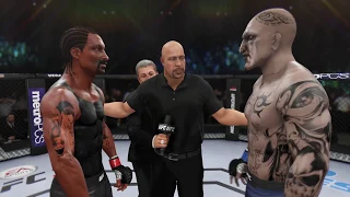 Snoop Dogg vs. The Wishmaster (EA sports UFC 3) - CPU vs.CPU - Crazy UFC 👊🤪
