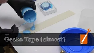 Making DIY gecko tape - work in progress