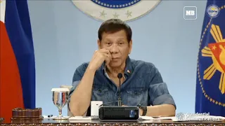 President Duterte addresses the nation on April 12, 2021