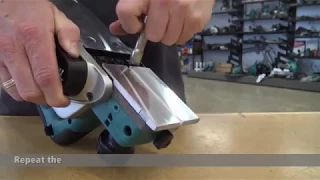 Makita - How To  Change Wood Planer Blades