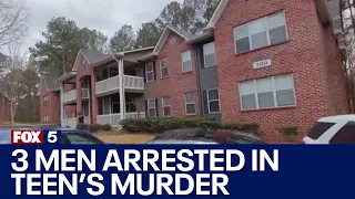 Three men arrested, charged in murder of 15-year-old Peachtree City girl