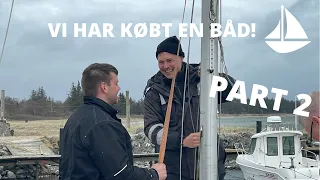 VI HAR KØBT EN BÅD PART 2 | Båden i vandet, før/efter billeder, bådtour