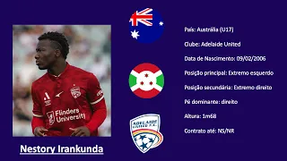 Nestory Irankunda (Australia | Adelaide United) footage vs China U17 [AFC U17 qualifier]