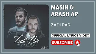 Masih & Arash Ap - Zadi Par I Lyrics Video ( مسیح و آرش ای پی - زدی پر )