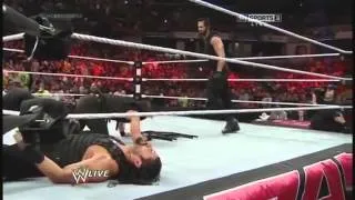 WWE RAW Seth Rollins heel turn! Full Segment HD June 2014. (With funny commentary edits!)