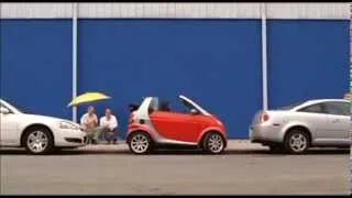 funny parking Smart Car Television Commercial