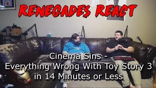 Renegades React to... Cinema Sins - Everything Wrong With Toy Story 3 in 14 Minutes or Less