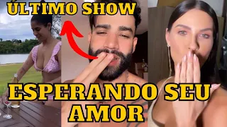 Gusttavo Lima chega pra ÚLTIMO SHOW e Andressa Suita CURTE com AMIGA na FAZEND, esperando o AMOR