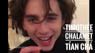 Timothée Chalamet pronounces his name in English, French and Chinese (by IG @tchalametcn)