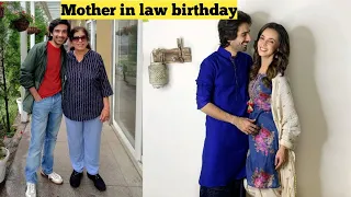 Sanaya Irani celebrates mother in law birthday and gave beautiful earrings to mother in law |