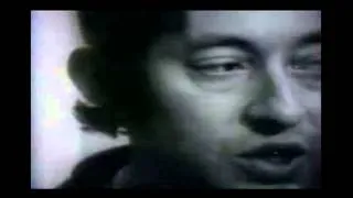Serge Gainsbourg Mai 1968 en studio pour "Initials B.B" en Angleterre mixed by R.Bus