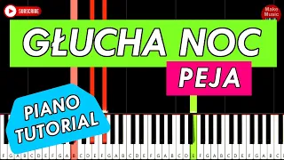 GŁUCHA NOC (Peja) - Piano Keyboard Tutorial