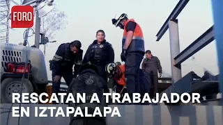 CDMX: Rescatan a trabajador en planta de Iztapalapa - Sábados de Foro