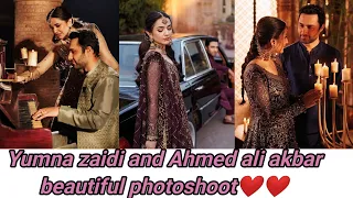 Yumna zaidi and ahmed ali akbar beautiful photoshoot || yumna zaidi photoshoot