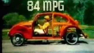 famous beetle 'honest 25 mpg' commercial !