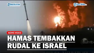 Gaza Memanas, Hamas Tembakkan Rudal Balas Serangan Udara Jet Tempur Israel