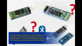 Use of HM-10, HC-06 and HC-05 Bluetooth Modules in IoT Projects