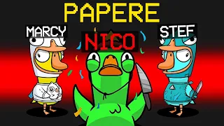 NICO, PROVA I NUOVI RUOLI DA PAPERE nel NUOVO AMONG US!