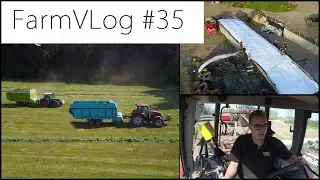 FarmVLOG#35: Teil 2 1. Schnitt 2018 Ladewagen und Silo