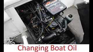 Changing Oil in a Mercruiser 3.0 Boat Engine