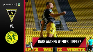 Spiel gedreht - Sauerland zieht als Joker  | TSV Alemannia Aachen -  SV Straelen | Regionalliga West