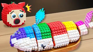 Top mukbang Lego Sea Food: LEGO Rainbow Fish IRL | Best of Cutting Skills | Stop Motion Cooking