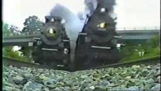 NKP #765 and PM #1225 side-by-side in Hurricane, WV - 1991