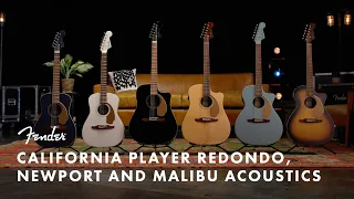 Exploring the California Player Series | Fender Acoustics | Fender