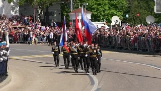 Вынос флагов парад Победы Севастополь