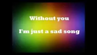 We The Kings ft. Elena Coats - Sad Song Lyrics