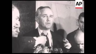 CAN933 SHAW ARRESTED, JIM GARRISON SPEAKS ABOUT JFK MURDER CASE