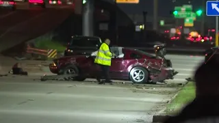 1 dead after multi-vehicle crash on the North Freeway, police say
