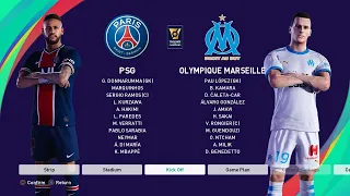 PES 2021 New Jersey 2022 - PSG vs Olympique Marseille | Trophee Des Champions